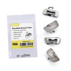 AZDENT 10X Dental Ortho 1st Molar Buccal Tube Bondabl Non-conv MBT/Roth.022/.018