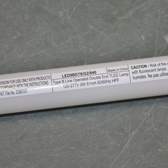 (20) GE Lamps 2′ Linear LED Bulb LED9BDT8/G2/840, Type B, T8, 4000k, 1200 lumen