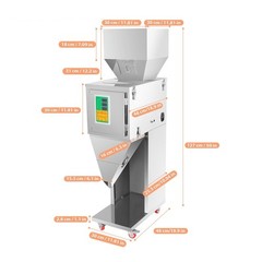 10-1000g Particle Filling Machine Stainless 110V Steel Granule Filler for Beans