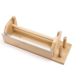 MOLSHINE Bamboo Multi Washi Tape Dispenser,One-Handed Operation Masking Tape …