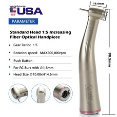 ASkeadnt NSK Style Dental Electric 1:5 Handpieces Standard head