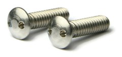 #10-24 | Stainless Steel Spanner Security Oval Head Machine Screw – Select Size