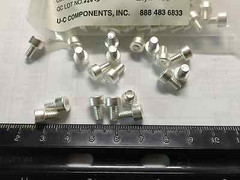 U-C Components M4 X 0.7MM X 6MM L Silver Plated SS Cap Screws, MC-406-NA