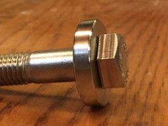 (4 pc) Custom EXTSW 10.16 mm ID x 23 mm OD x 3.5 mm Thick 316 Stainless Washer