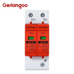 SPD DC 1000V 20KA~40KA House Surge Protector Protective Low-Voltage Arrester Dev