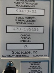 4 x SPACELABS 90470, 90470-01 / 02 (ECG/RESP MULTIVIEW TEMP 1 & 2) MODULES~16391