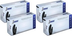 1st Choice Black Nitrile Gloves Disposable Latex Free – Exam Grade Black Glov…