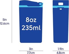 New 2022 Drink in the Box Eco-Friendly Reusable Drink Container 8oz Pink 1008PK