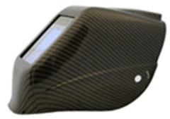 Jackson Safety 24737 Wh10 Hlx 100 Passive Welding Helmet, Shade 10, Carbon Fiber