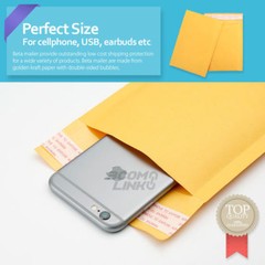 50 PCS #00 5×10 (5×9) Kraft Bubble Padded Envelopes Mailers Shipping Bag 5″x9″