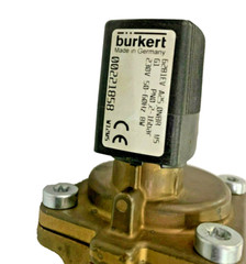 Burkert Type 6281EV A25.0 221 858 2-Way NC Solenoid Valve 1″ 230V AC 2-16 bar