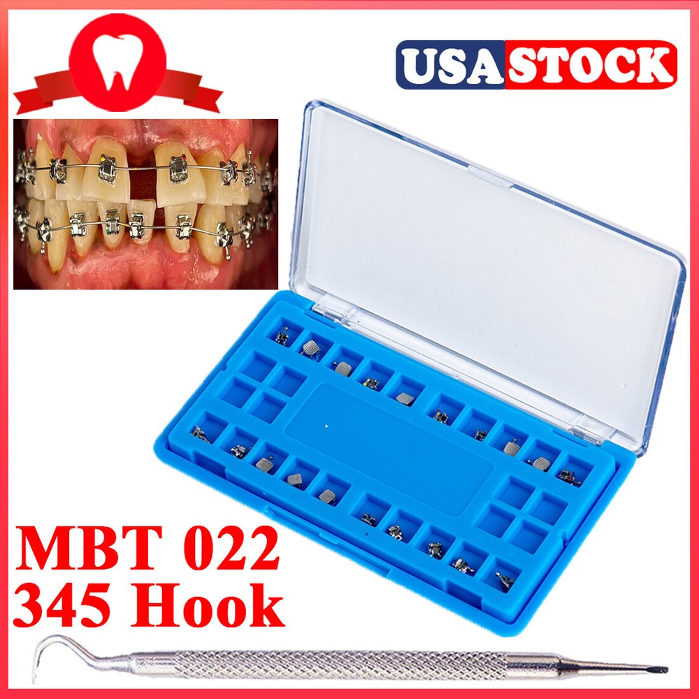 20Pc Dental Passive Self-ligating Bracket Brace Orthodontic ROTH/MBT Easyinsmile