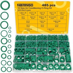 485 PCS Metric AC O Ring Kit – Automotive A/C System Seal Kit Compatible with…