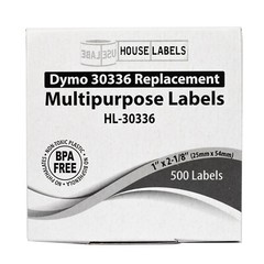 DYMO 30336 Direct Thermal Multipurpose Labels (1″ x 2-1/8″) – (20) Rolls of 500