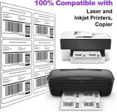 2″ x 4″ Shipping Mailing Address Labels A4 Sheet Self Adhesive FBA Labels 10 UP