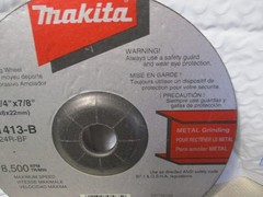 Makita Grinding Wheel 24 Grit 7″ x 1/4″ x 7/8″ A24R-BF 741413-B