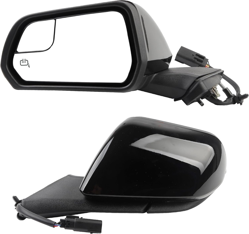 Left Driver Side Door Mirror Compatible with Ford Mustang 2015-2020 Power Glass