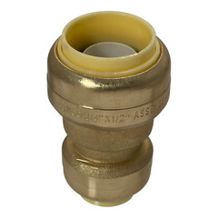 25 PIECES 3/4″ X 1/2″ PUSH FIT REDUCER COUPLING NEW! LEAD FREE