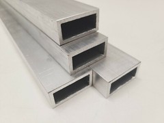 6063 Aluminum Tube 1″ x 2″ Rectangle, 1/8″ Walls, 36″ long, T52, Hollow