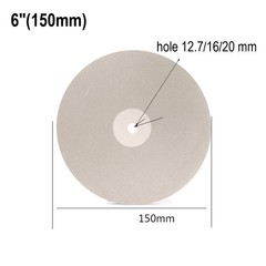 100-150mm Diamond Coated Flat Lap Wheel Ceramic Glass Grinding Discs 36-3000Grit
