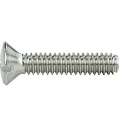 8-32 Slotted Oval Head Countersunk Machine Screws Stainless Steel 18-8 All Sizes