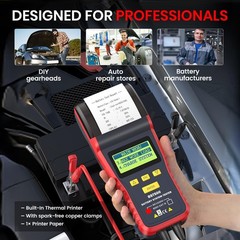 ANCEL BST500 Car Battery Tester with Printer, 12v 24v Automotive Battery Load…