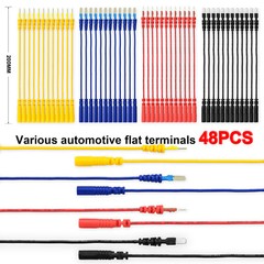 Automotive Multimeter Test Leads Kit Insulated Banana Plug Alligator Clip Probe