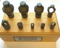 WELDON 1C 82 DEG 9 PC ZERO FLUTE COUNTERSINK SET #99034