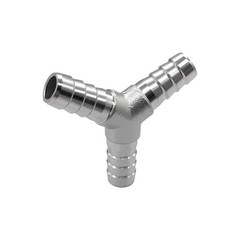 2Pcs Stainless Steel 5/16″ x 5/16″ x 5/16″ Hose Barb Fittings, 3 Way Y Shape …