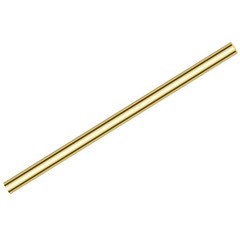 1 PCS 7/16 Inch/11mm x 12 Inch Brass Solid Round Rod Lathe Bar Stock Shaft