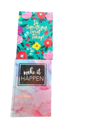 Jot 2 pack Journal Notebook Diary Inspiration 60 Ruled Sheets Select Your Design