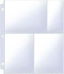 4×6 Photo Sleeves Clear for 3 Ring Binder (240 Pictures), Heavy Transparent