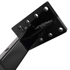 Adjustable Pintle Hitch Mount Plate 3-Position for 2″ Hitch Steel 20000 lbs