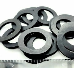 1″ ID Rubber Flat Washers 1 1/2″ OD 1/8″ Thick Spacer Gasket Damper High Quality