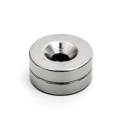 LOT Strong Countersunk Ring Magnets 20mm Diameter Rare Earth Neodymium Hole 5mm