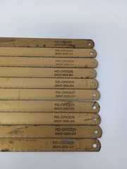 Vintage Sandvik Goldflex 10″Hacksaw Blades 24 TPI Made In Sweden – LOT OF 10