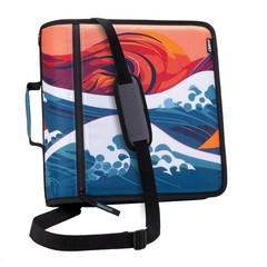 Mighty Zip Tab School Zipper Binder | 3-Inch O-Rings, 600-Sheet Capacity, 5-S…