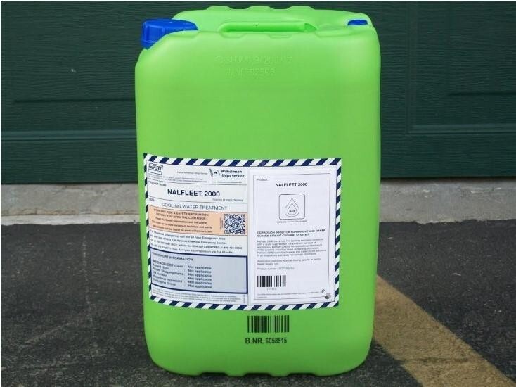 NALCOOL NALFLEET 2000 ENGINE COOLANT TREATMENT 25 Liters (6.6 gallon) pail