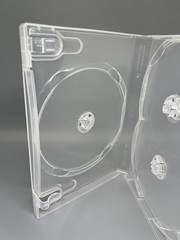 ONE Top Quality Original Scanavo 22mm Triple (3) DVD Case Black, DVD3/ONEG.PB3