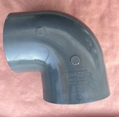 Charlotte 8″ Schedule-80 (SCH-80) PVC-I Slip x Slip 90° Elbow 806-080