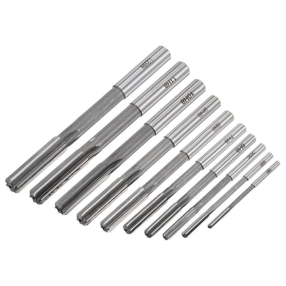 Chucking Reamer H8 Lathe Machine Reamer Straight Flute 3mm-12mm 10pcs
