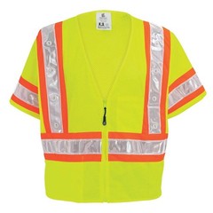 Global Glove unisex-adult Led Safety Vest 3X-Large Hi-vis Yellow