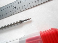 NEW ACCUPRO USA .060″ CUT DIA X .090″ LOC X 2-1/2″ L 3FL CC CARBIDE BALL ENDMILL