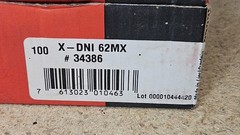 HILTI X-DNI 62MX 34386 – 62mm or 2-1/2” collated galvanized nails – 100 count
