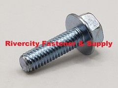 M6-1.0×20 Flange Bolts 6mm x 1.0 x 20mm Grade 10.9 Steel Screws M6x1.0 x 20
