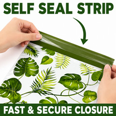 Banana Leaves Poly Mailers 10×13 Self Seal Boutique Packaging Bags