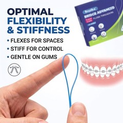 Bopika Floss Threaders for Braces and Implants, 280 Count | BPA, PTFE & PFAS-…