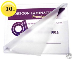 200/pack Hot 10 Mil File Card Laminating Pouches 3-1/2 x 5-1/2 Clear 3.5 x 5.5