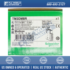 TM3DM8R Schneider TM3-8 Discrete I/O Module, New, FREE UPS 2 Day Dlvry & 2Yr Wty