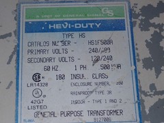 EGS TRANSFORMER HS1F500A